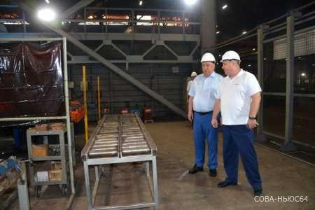 Импортозамещение в действии: глава Энгельсского района побывал на заводе металлоконструкций