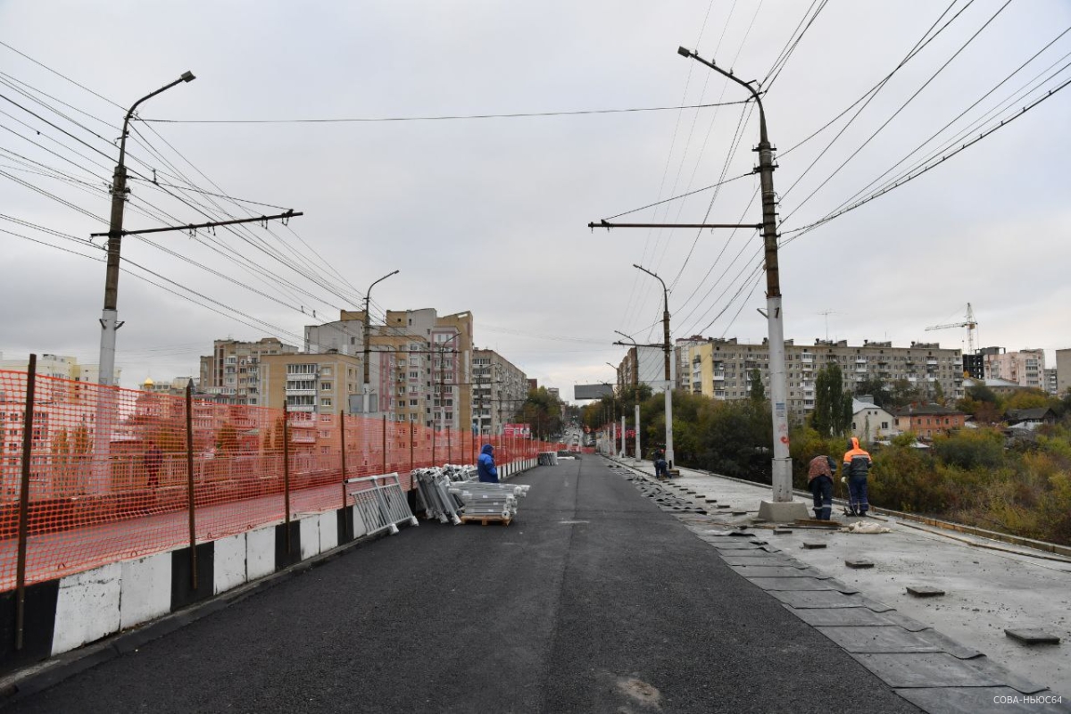 Движение по мосту через Глебучев овраг откроется 15 ноября