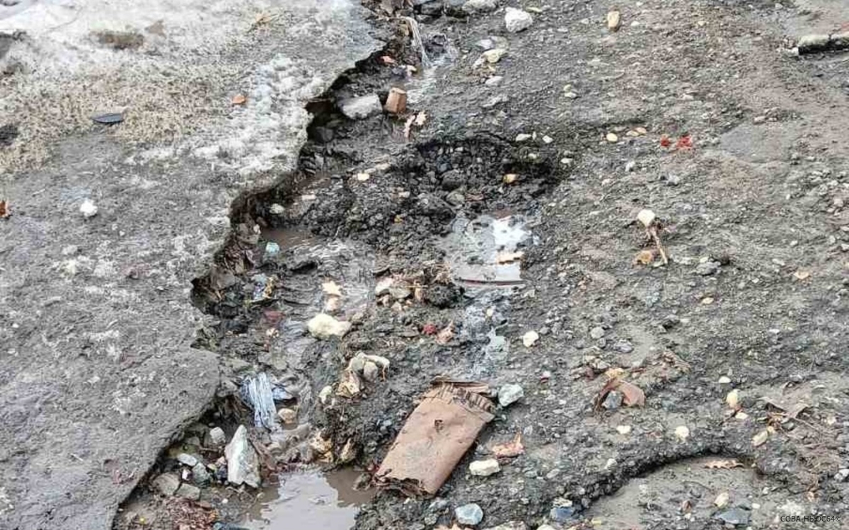 Чиновники Октябрьского ​​​​​​​района пообещали отремонтировать дорогу в поселке Агафоновка