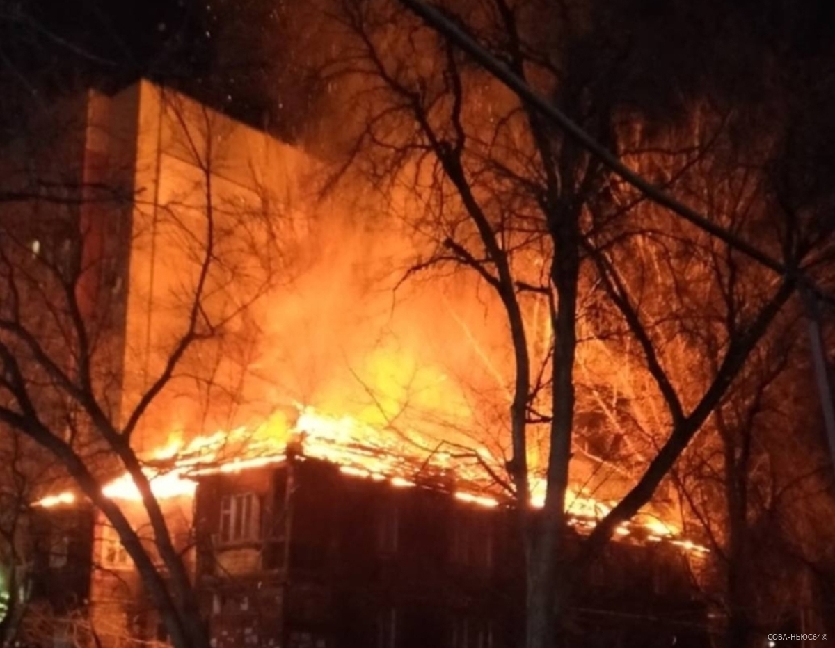 Под Балашовом 49-летний мужчина погиб в огне