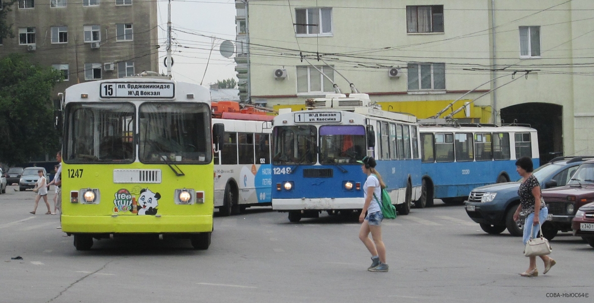 Схему движения двух троллейбусных маршрутов изменили в Саратове