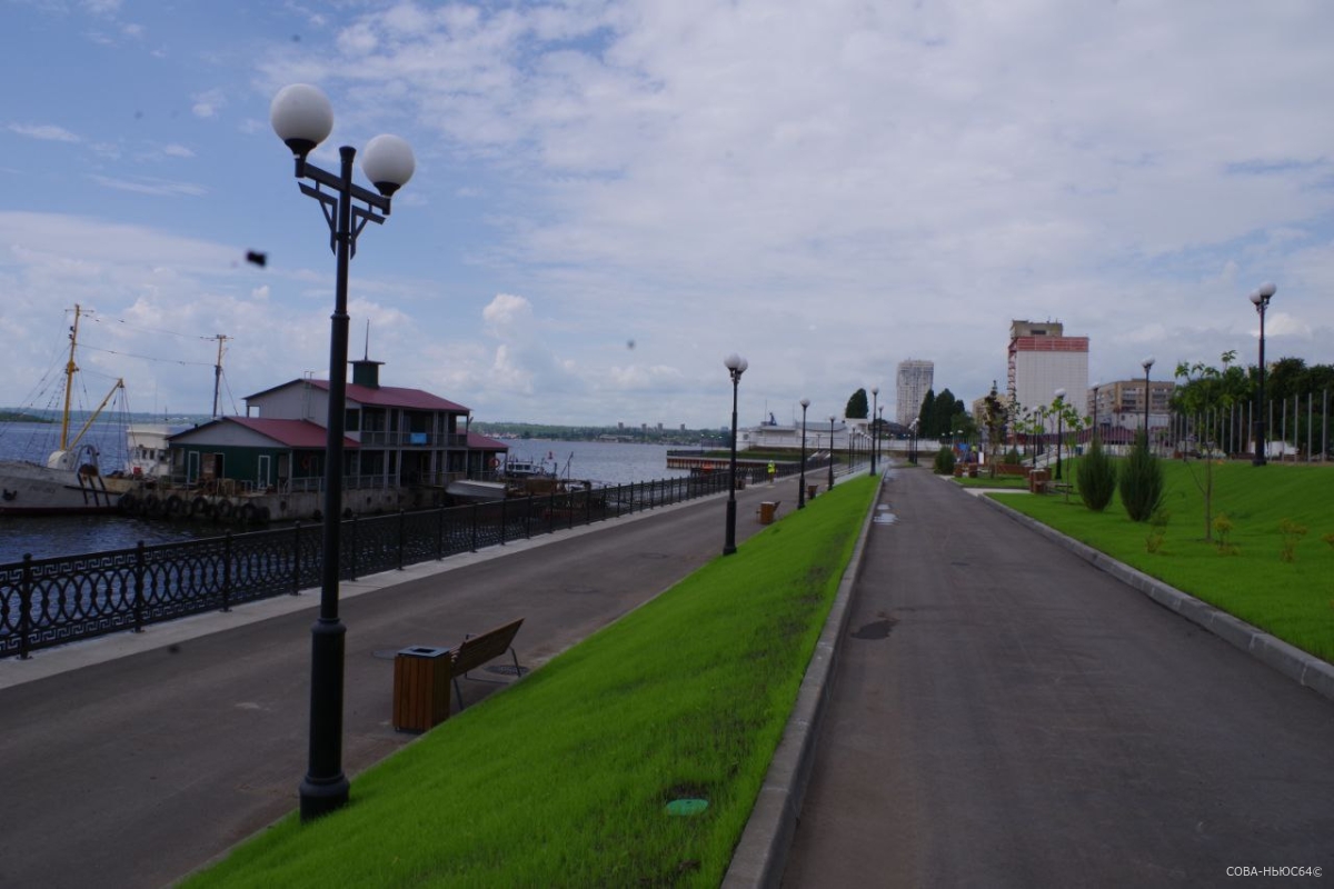Проход по новому участку набережной откроют 3 июня в Саратове