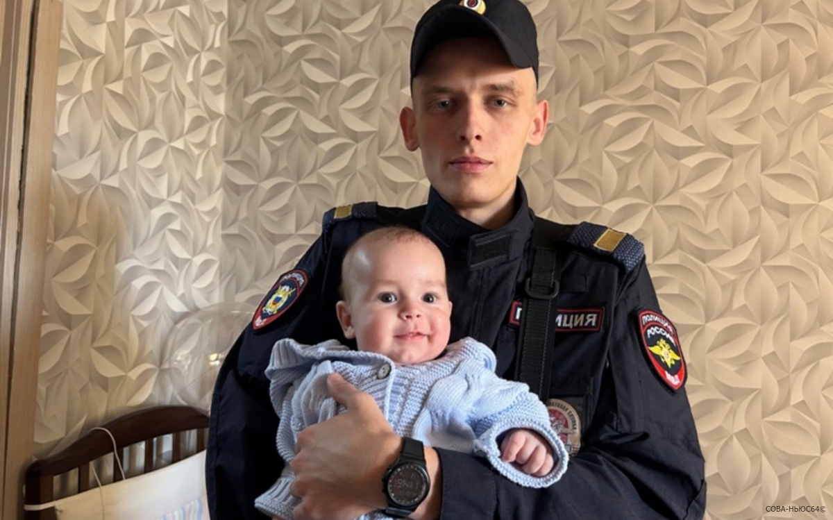 Саратовские полицейские помогли в эвакуации детей во время пожара