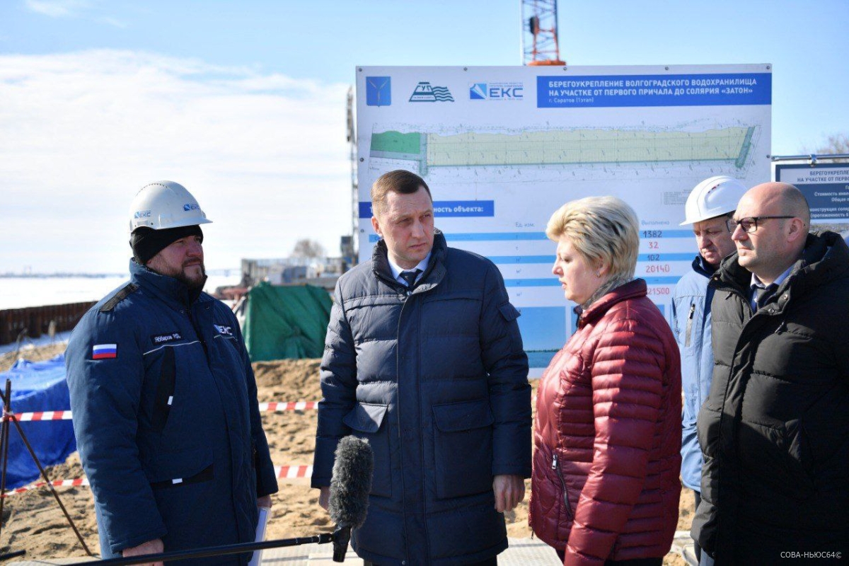 Бусаргин пообещал строгий спрос с подрядчика набережной в «Затоне»