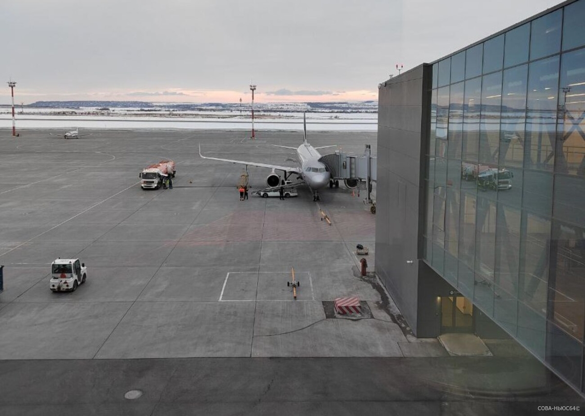 В саратовском аэропорту «Гагарин» задержаны несколько рейсов